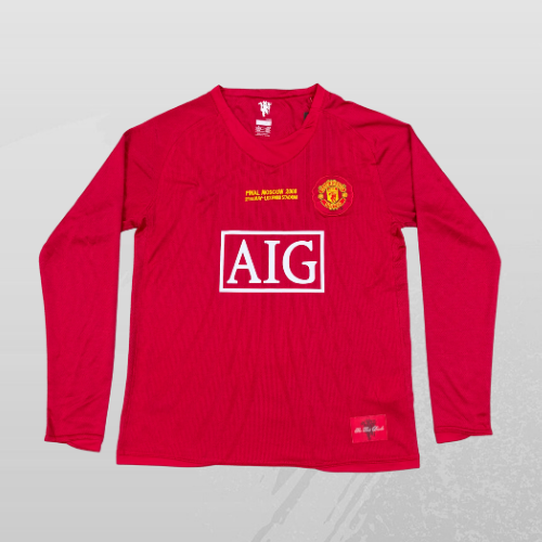 Maillot Manchester United Retro Manches Longues 07/08